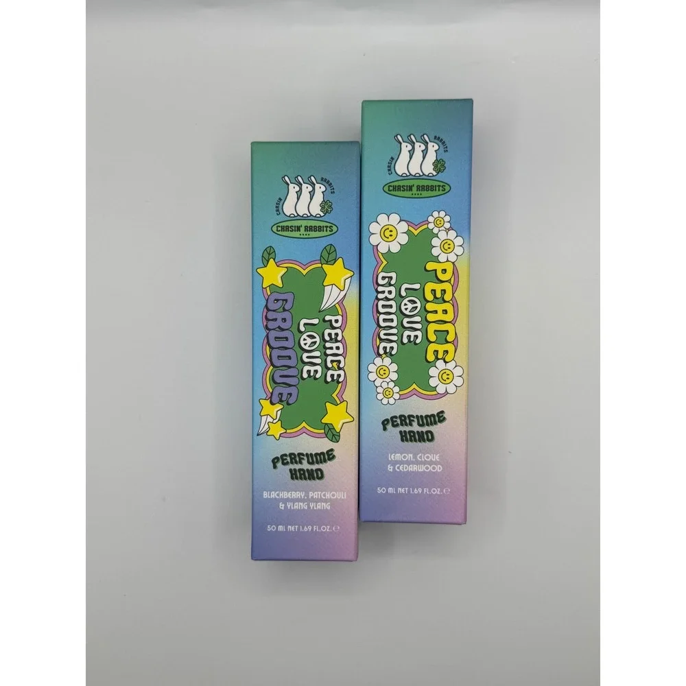 Chasin' Rabbits‎ Hand Cream 2pc Vegan K-Beauty 50ml Peace Love Collection